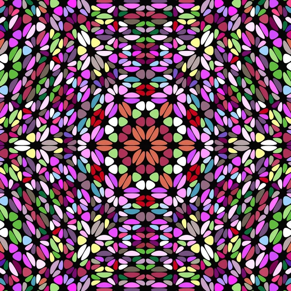 Diseño de fondo de mosaico de piedra abstracta colorido — Vector de stock