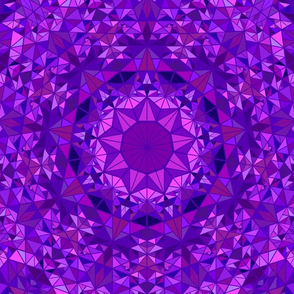 Soyut renkli çokgen üçgen mozaik mandala arka plan tasarımı