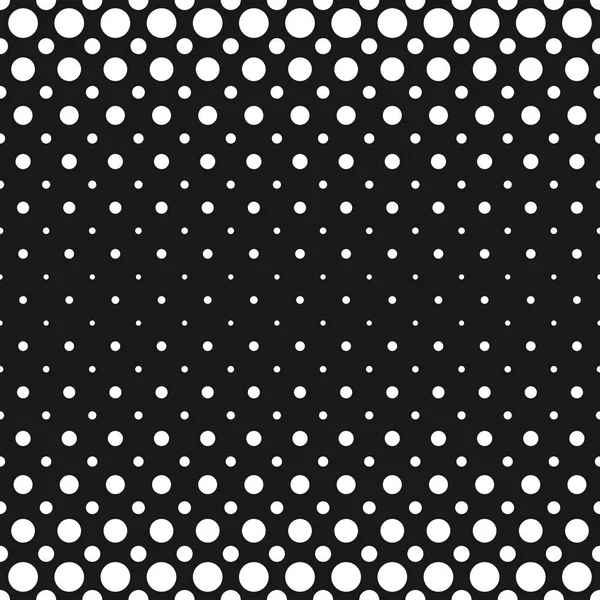 Monochrome abstract repeating halftone dot pattern background — Stock Vector