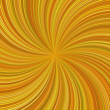 Turuncu soyut hipnotik spiral şerit arka plan