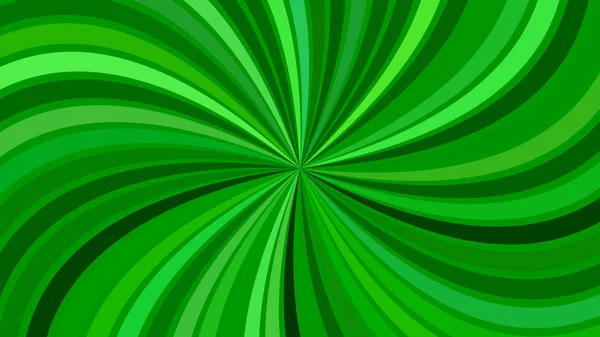 Groene psychedelische geometrcial Swirl Stripe achtergrond — Stockvector