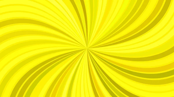 Yellow psychedelic abstract swirl stripe background — Stock Vector