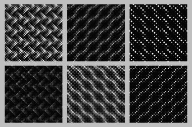 Kusursuz kare arkaplan tasarımı seti