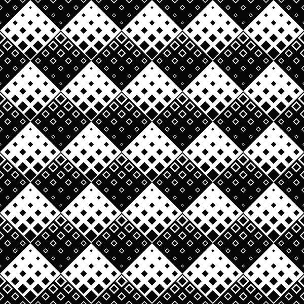 Abstract black and white seamless square pattern background — Stock Vector