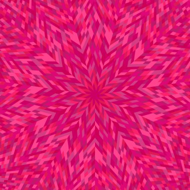 Dinamik soyut renkli hipnotik radyal desen mozaik arka plan