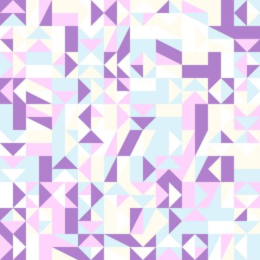 Geometrik mozaik desen arka plan - soyut vektör tasarımı