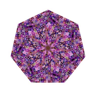 Soyut geometrik izole mozaik çokgen logo şablonu