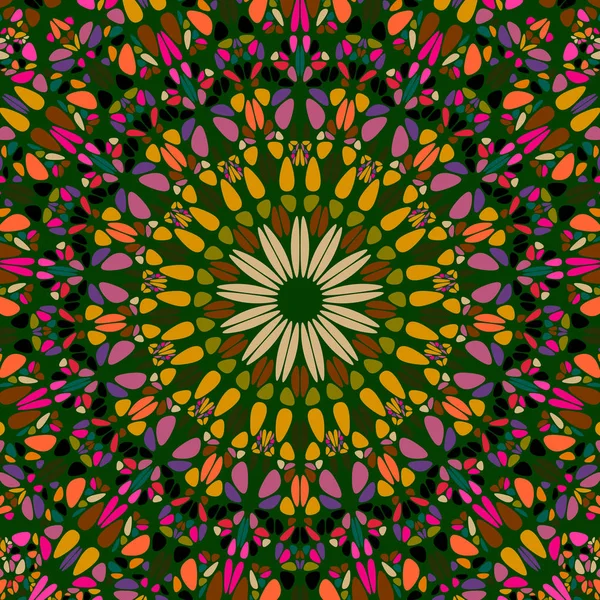 Orientalische bunt abstrakt kreisförmig floralen Ornament Hintergrund — Stockvektor