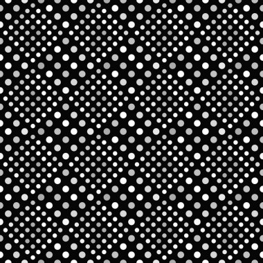 Dikişsiz daire desen arka planı - soyut gri vektör çizimi