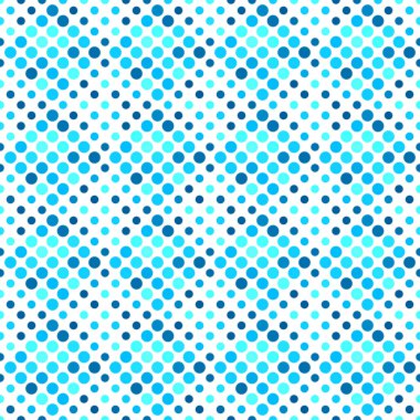 Soyut dikişsiz geometrik mavi nokta desen arka plan