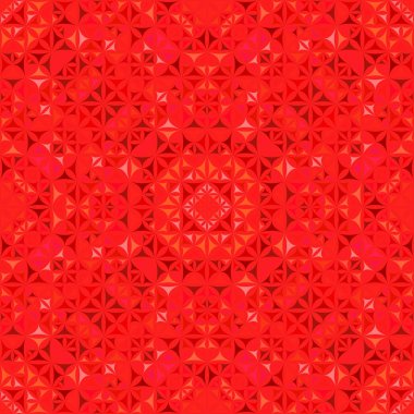 Kırmızı soyut yinelenen kavisli üçgen mozaik kaleydoskop desen duvar kağıdı