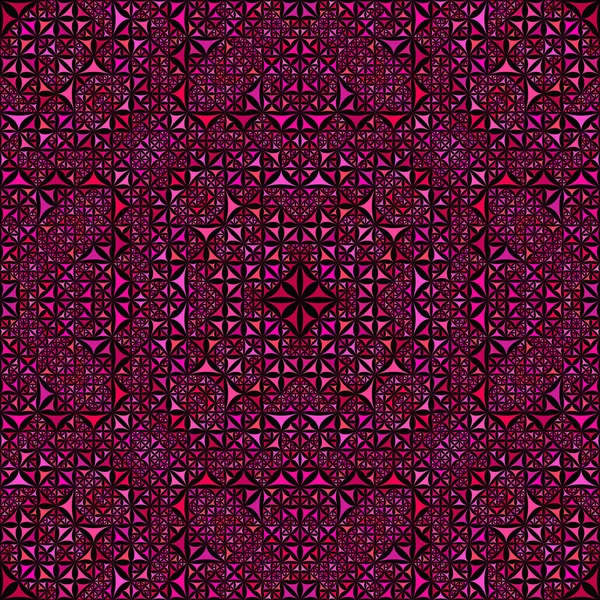 Rose abstrait sans couture courbe triangle mosaïque kaléidoscope motif papier peint — Image vectorielle