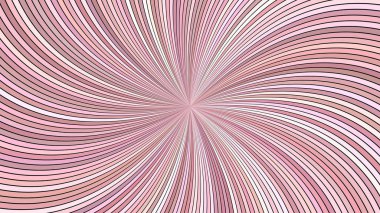 Kavisli ışınları pembe hipnotik soyut spiral arka plan