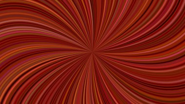 Dönen ışınları kahverengi soyut hipnotik çizgili girdap arka plan tasarımı