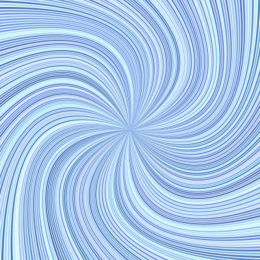 Mavi psychedelic soyut spiral şerit arka plan