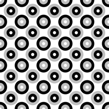 Soyut yinelenen daire desen arka plan tasarımı