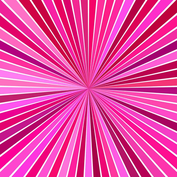 Rosa hipnótico abstracto rayado estrella explosión fondo diseño — Vector de stock