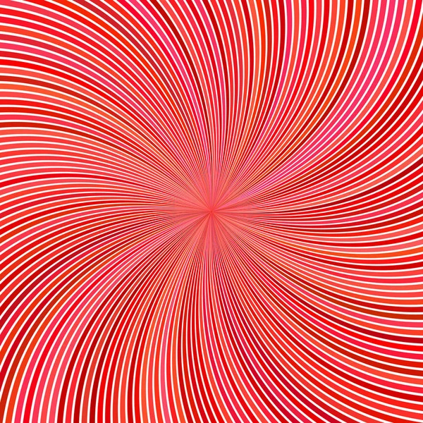 Roșu psihedelic geometric vârtej dungi fundal — Vector de stoc