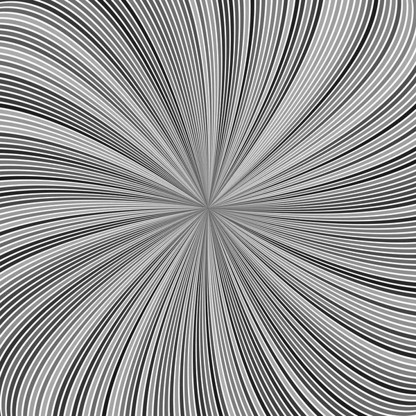 Grey abstract psychedelische Swirl Stripe achtergrond — Stockvector