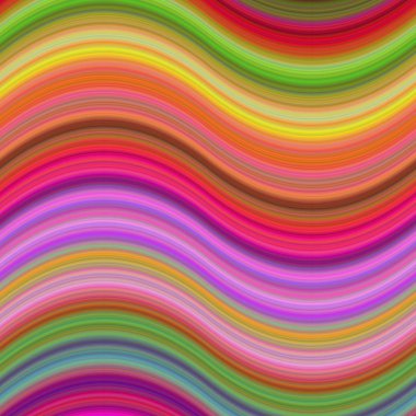 Çok renkli soyut dalga arka plan tasarım