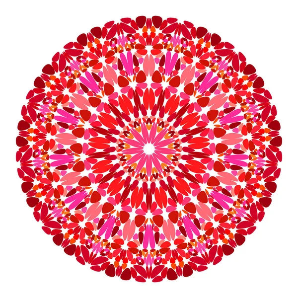 Floral mandala design - vector graphic design — Stock Vector