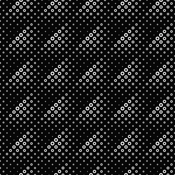 Naadloze zwart-wit geometrische ring patroon achtergrond — Stockvector