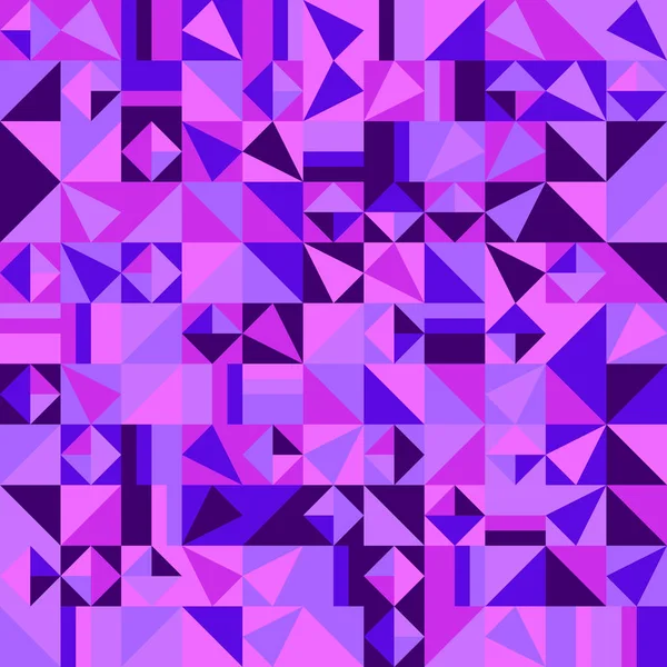 抽象的なカラフルな幾何学的モザイクパターンの背景デザイン — ストックベクタ