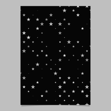 Soyut yıldız desen arka plan broşür şablonu - grafik tasarım