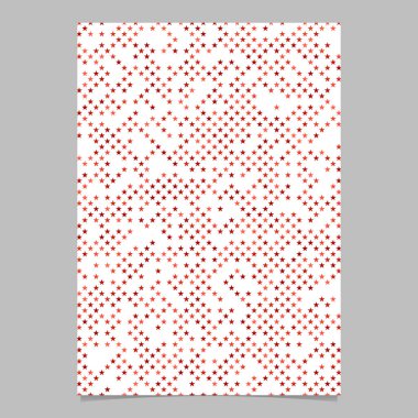 Soyut pentagram desen arka plan el ilanı şablonu