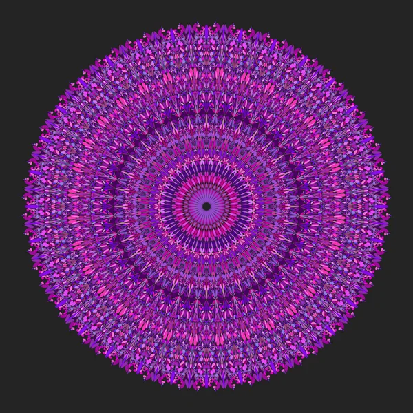 Diseño abstracto del mandala floral - elemento gráfico vectorial — Vector de stock