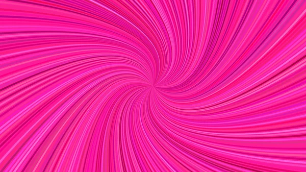 Pink hypnotic abstract striped spiral background design from swirling rays — Stock Vector