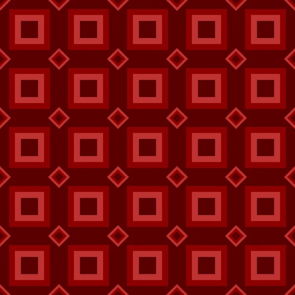 Abstracte naadloze vierkante patroon ontwerp achtergrond — Stockvector