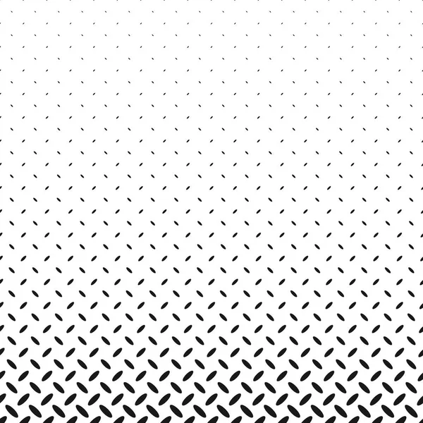 Monochrome abstract halftone ellipse pattern background — Stock Vector