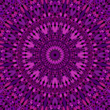 Mor çakıl kaleydoskop mandala desen duvar kağıdı tasarımı