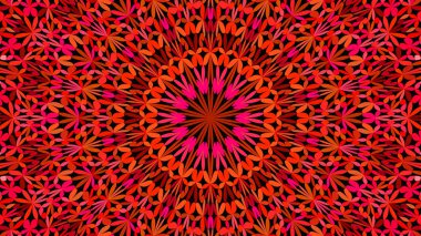 Kırmızı soyut çiçek bahçe mandala desen süs duvar kağıdı