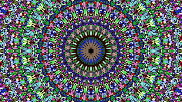 Kolorowy kwiat ozdobna Mandala wzór tła — Wektor stockowy
