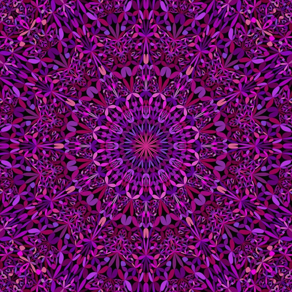 Roxo abstrato selva jardim mandala ornamento fundo —  Vetores de Stock