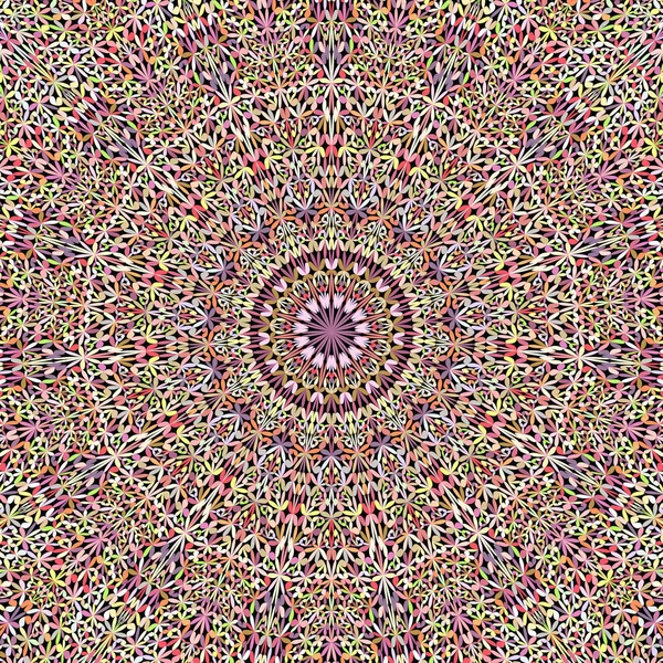 Colorido fondo de mandala caleidoscopio selva abstracta - ilustración vectorial — Archivo Imágenes Vectoriales