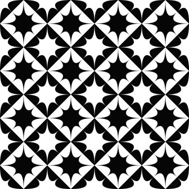 Geometrik dikişsiz soyut yıldız desen arka plan tasarımı