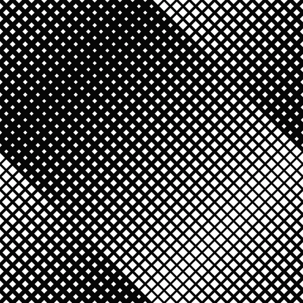 Schwarz-weiß abstrakte quadratische Muster Hintergrunddesign — Stockvektor
