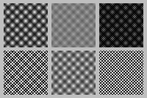 Ensemble géométrique carré diagonale motif fond design — Image vectorielle
