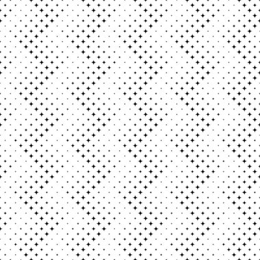 Dikişsiz geometrik tek renkli kavisli yıldız deseni arka plan