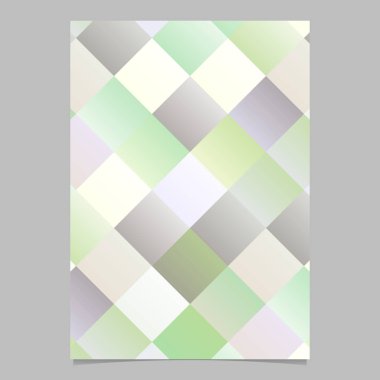 Gradyan renkli diyagonal kare el ilanı arka plan şablonu