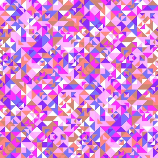 Nahtlose bunte Dreieck-Muster Hintergrund - abstrakte Vektor-Design — Stockvektor