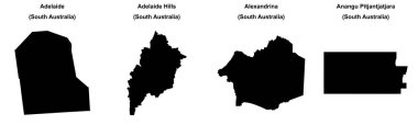 Adelaide, Adelaide Hills, Alexandrina, Anangu Pitjantjatjara ana hatları