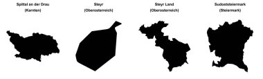 Spittal an der Drau, Steyr, Steyr Land, Sudoststeiermark ana hatları