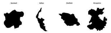 Sandwell, Sefton, Sheffield, Shropshire ana hatları.