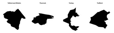 Telford ve Wrekin, Thurrock, Torbay, Trafford ana hatları