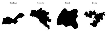 Dire Dawa, Gambela, Harari, Oromia ana hatları