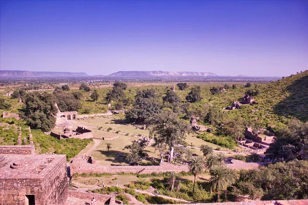 Rajasthan Inde Octobre 2012 Paysage Environnement Fort Maudit Abandonné Ruine — Photo